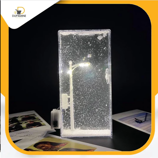 ice snow nightlight -مصباح ثلج ليلي
