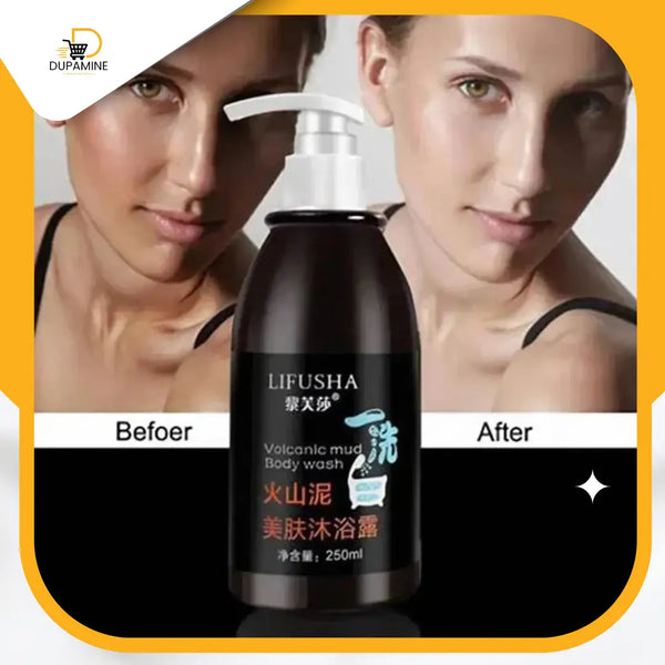 Volcanic mud body wash - غسول الجسم بالطين البركاني