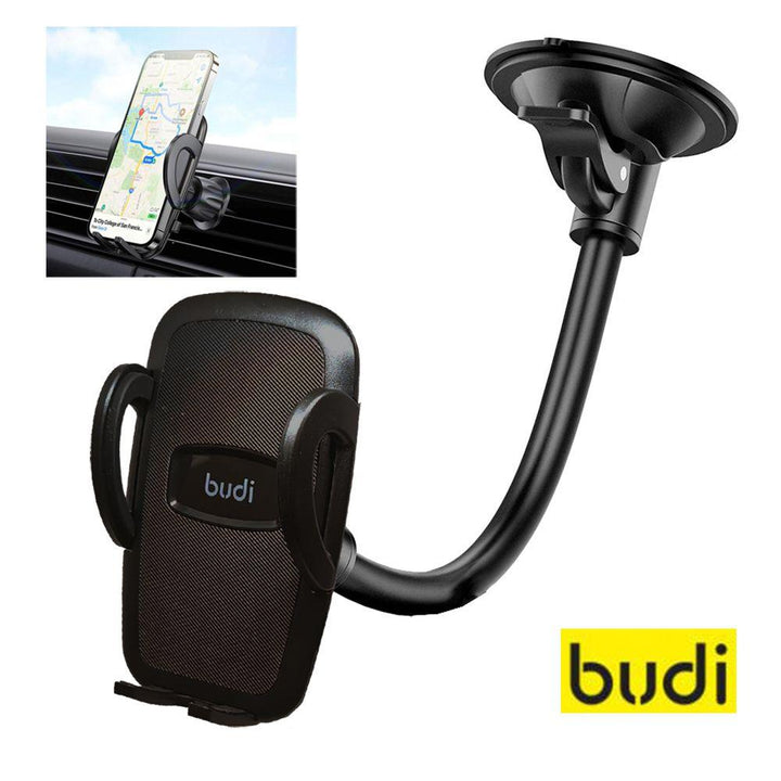 ستاند قاعدة هاتف للسيارة 2 في 1 budi car mount holder - Dupamine Store - 7.000