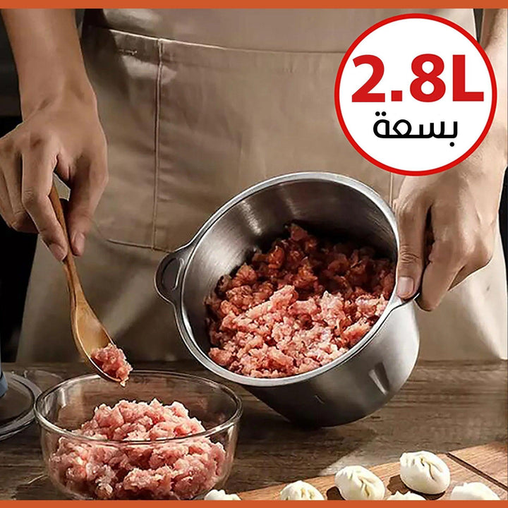 مفرمة لحوم وخضروات ستانليس ستيل بسعة 2.8 لتر sonifer food chopper SF-8135 - Dupamine Store - 16.000