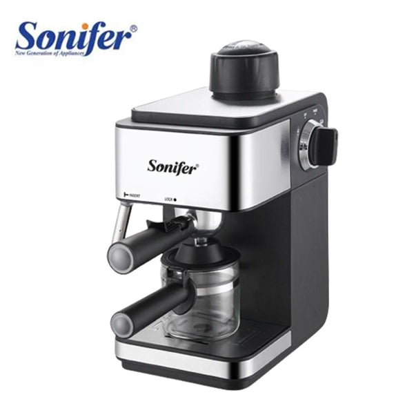 ماكينة 2×1 قهوة أسبريسو و قهوة الاميريكان sonifer Steam Espresso maker sf-3557 - Dupamine Store - 55.000