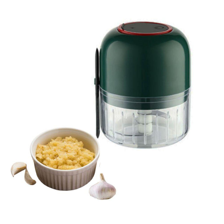 مفرمة ثوم تعمل بالشحن مع ملعقة 250 مل multifunctional electric cooking machine garlic - Dupamine Store - 4.000