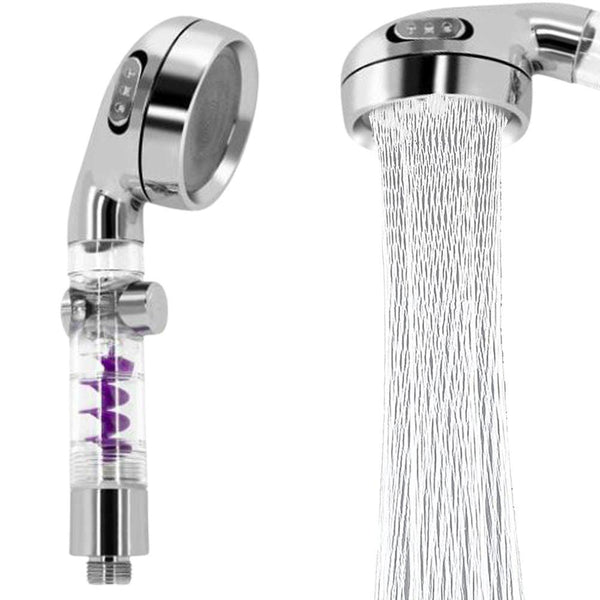 دش بمروحة حلزونية الشكـل للإستحمام 3 Function Pressurized Shower Head - Dupamine Store - 8.000