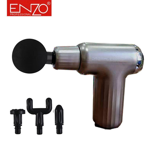 فرد مساج بـــ4 رؤوس يعمل بالشحن Enzo physio massage gun EN:4802 - Dupamine Store - 20.000