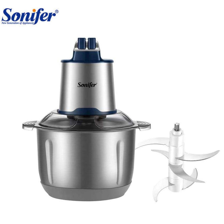 مفرمة اللحوم والخضروات ستانليس ستيل 4 لتر sonifer FOOD CHOPPER sf8122 - Dupamine Store - 18.000