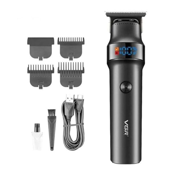 ماكينة حلاقة شعر رجالي تعمل بالشحن Vgr Rechargeable Men's Hair Clipper v-987