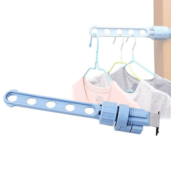 ستاند تعليق علاقات الملابس 5 فتحات Portable Indoor Clothes Hanging Drying - Dupamine Store - 4.000