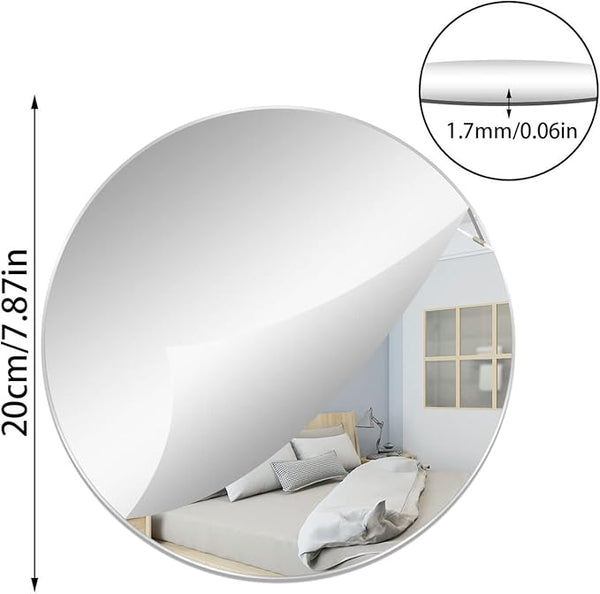 Round wall mirror