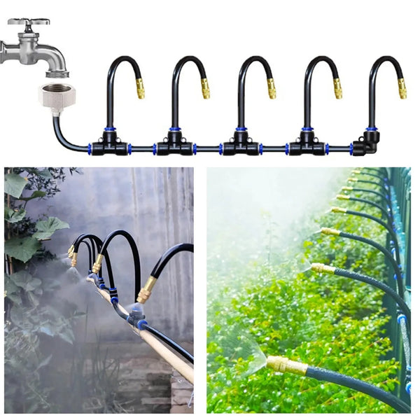 مجموعة الري بالتنقيط لسقي النباتات Drip Irrigation Kit For Watering Plants