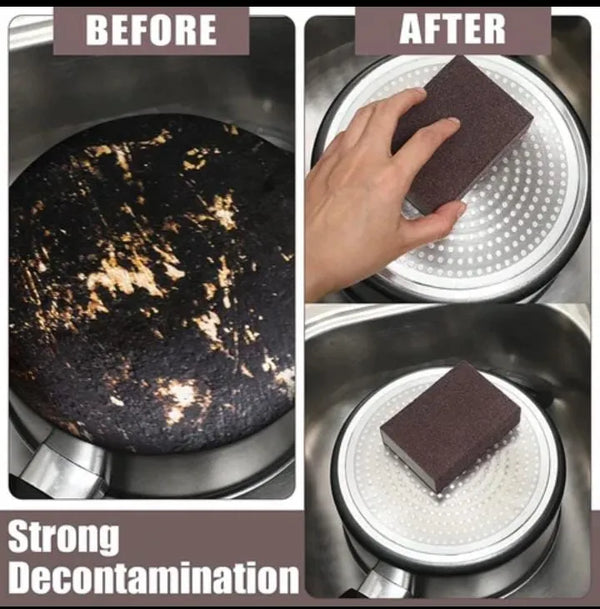 Nano sponge for removing grease and burns - اسفنجة نانو لإزالة الدهون والحروق