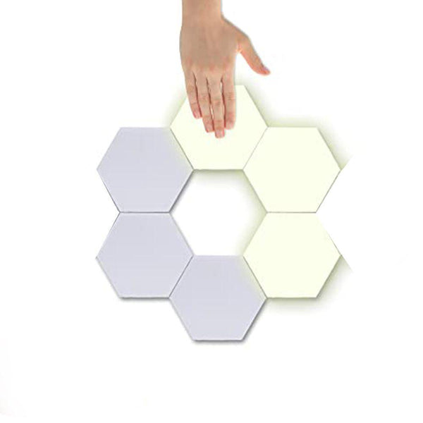 إضاءة ليد على شكل خلية 6 قطع remote control led light hexagonal - Dupamine Store - 18.000