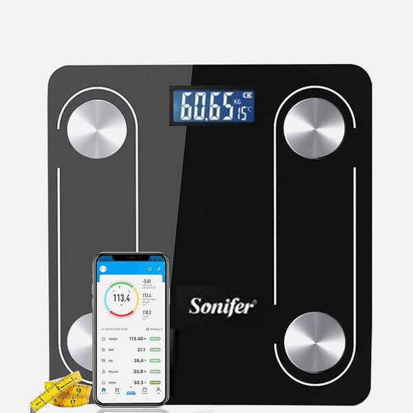 ميزان رقمي للدهون و الوزن بلوتوث Digital Bluetooth Body Fat and Weight Scale