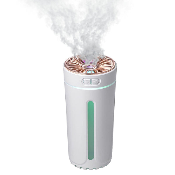 مرطب هواء للسيارة و المنزل بإضاءة ليد ملونة تعمل بالشحن USB AROMA HUMIDIFIER