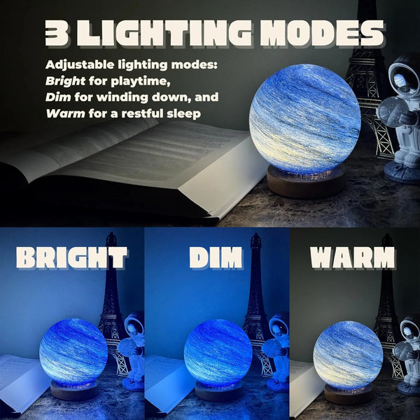 Rechargeable Luminous Planet Balls - كرات الكواكب المضيئة القابلة لإعادة الشحن