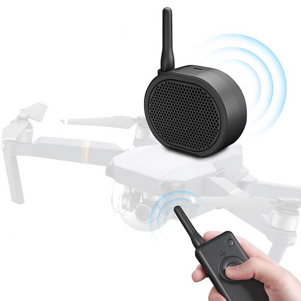 جهاز تحكم عن بعد ومكبر صوت لاسلكي يركب على الدرون Mini Portable Remote Control Drone, Megaphone Wireless Speaker