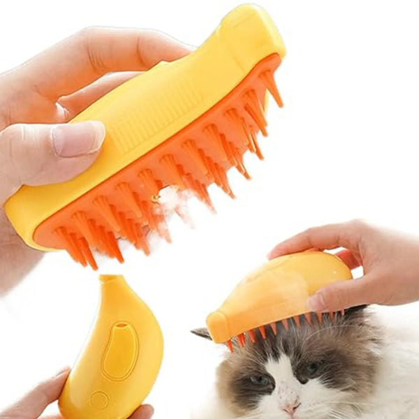 Steam Brush for Pet Hair Removal-فرشاة بخارية لإزالة شعر الحيوانات