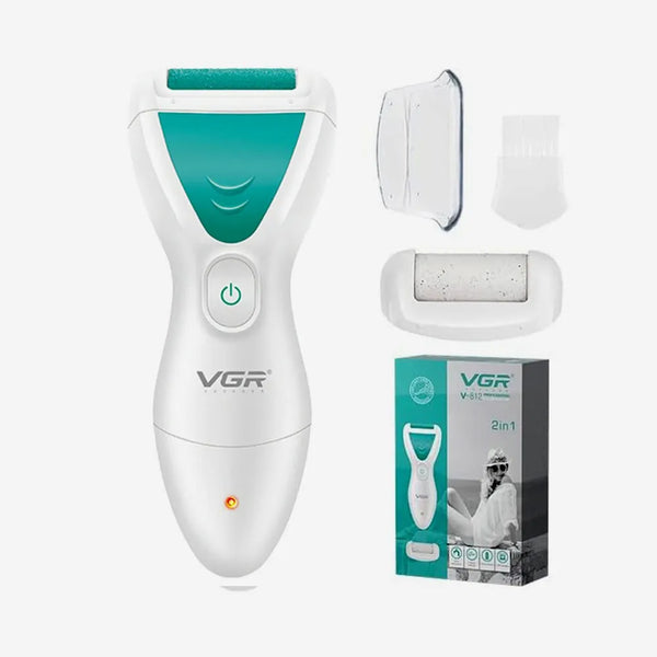 جهاز برأسين لصنفرة الاقدام وازالة الجلد الميت vgr v-812device with two heads for sanding the feet and removing Dead skin