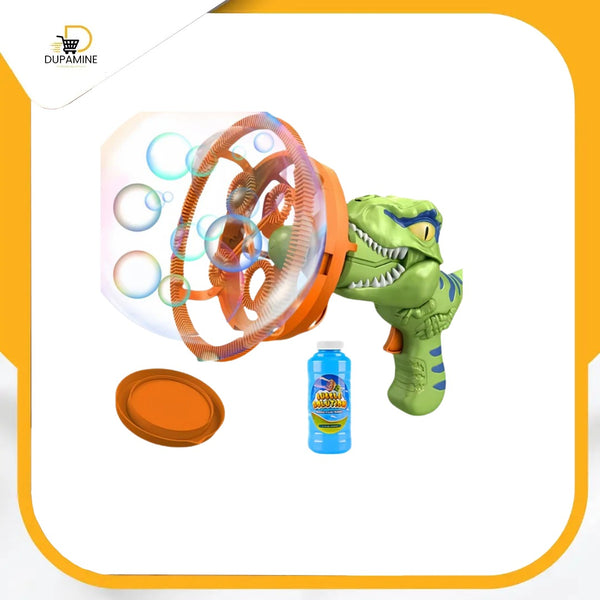 Dinosaur Bubble Gun - مسدس فقاعات بتصميم ديناصور