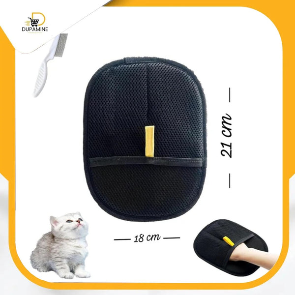 Pet Grooming Glove - قفاز إزالة شعر الحيوانات الأليفة