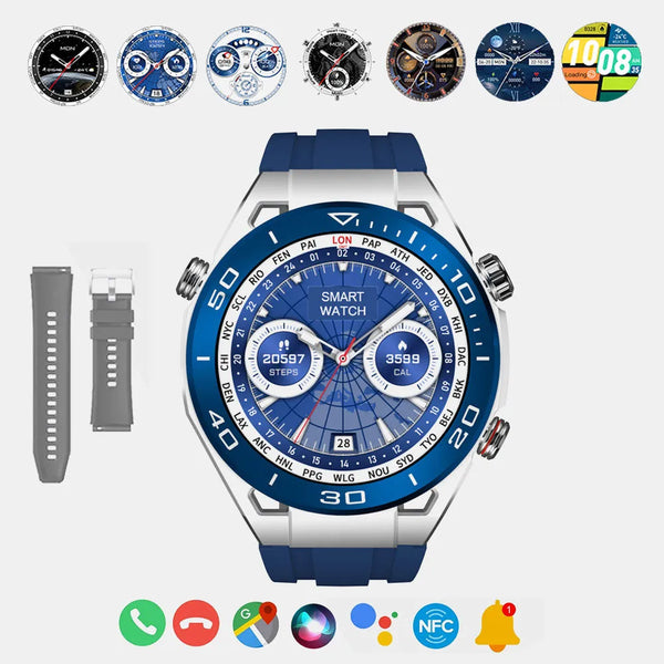 ساعة ذكية بثيمات متعددة وشاشة عالية الوضوح Smart watch with multiple themes and high definition screen