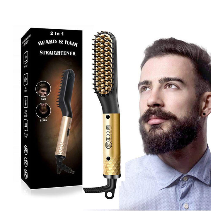 مشط الشعر واللحية للرجال Beard Straightener Hair Straightener for Men - Dupamine Store - 12.000