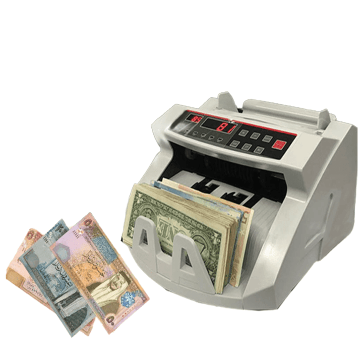 جهاز عد أوراق نقود وكـاشف التـزوير Bill Counter Money Counting Machine Detector UV MG Bank - Dupamine Store - 140.000