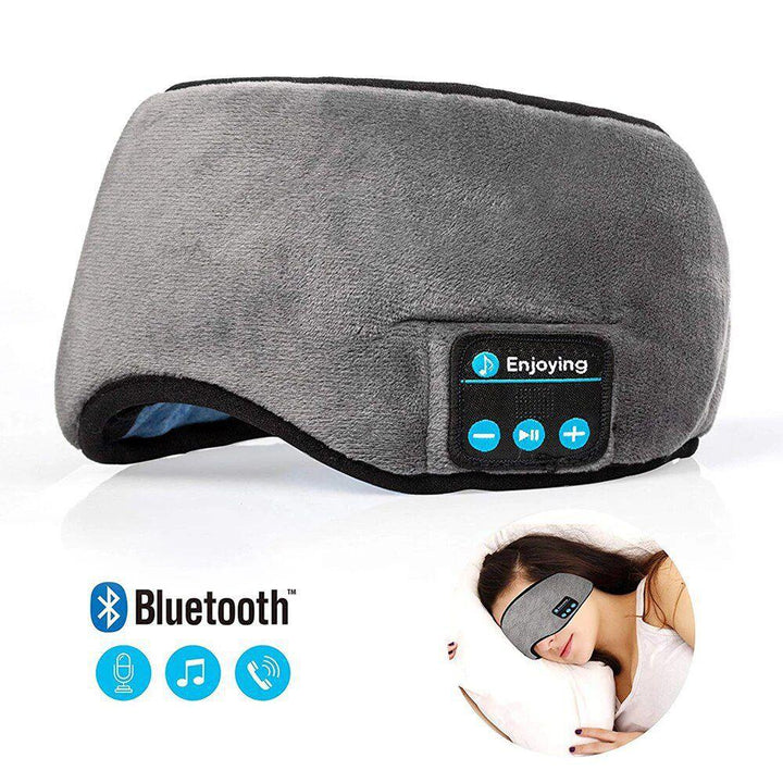 قناع للعين بسماعة بلوتوث للنوم Bluetooth Sleep Headphones Eye Mask Bluetooth Wireless Music Earphones - Dupamine Store - 10.000