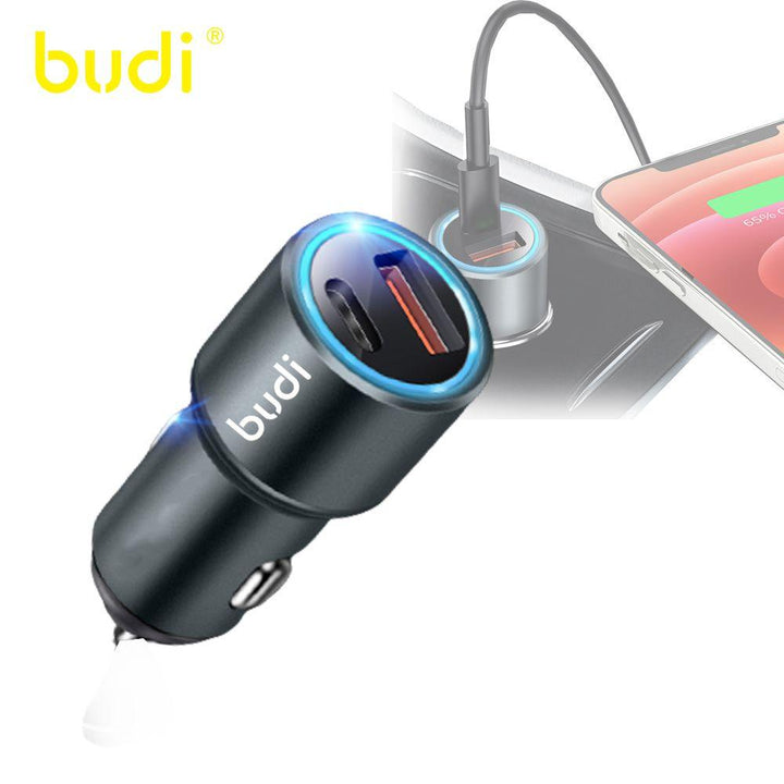 شاحن سيارة للهواتف سريع الشحن BUDI car charger - Dupamine Store - 8.000