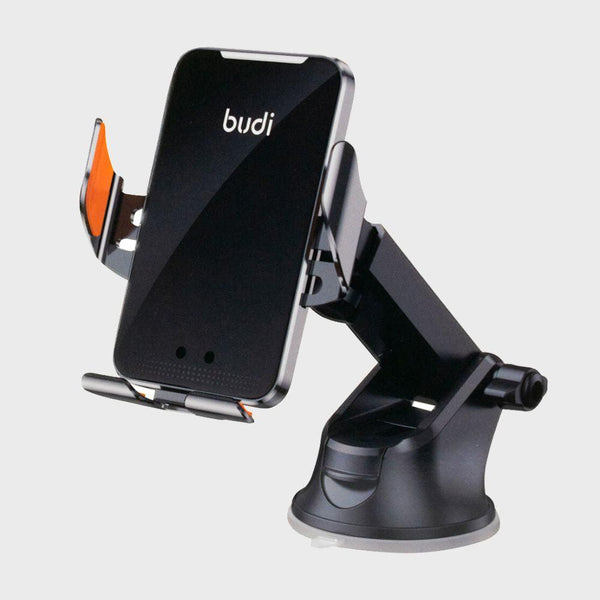 هولدر شحن موبايل وايرليس يثبت على التابلو أو على مكيف السيارة budi wireless car charger phone holder - Dupamine Store - 16.000