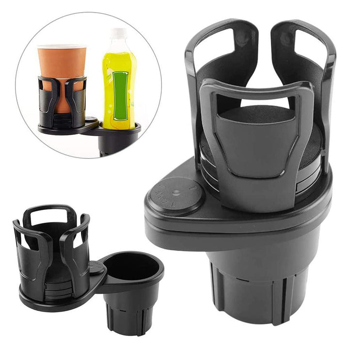 حامل اكواب مزدوج للسيارة car water cup holder multifunctional water cup holder SB-1099 - Dupamine Store - 4.000