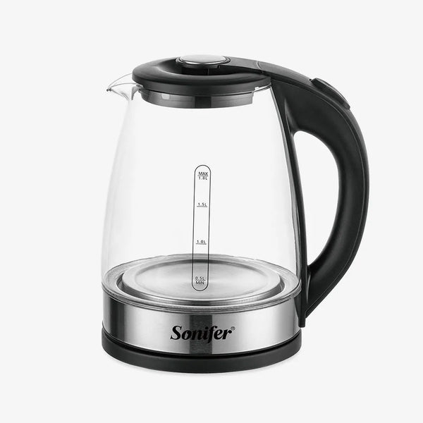 كتل كهربائي زجاجي 1.8لتر Glass Electric Kettle