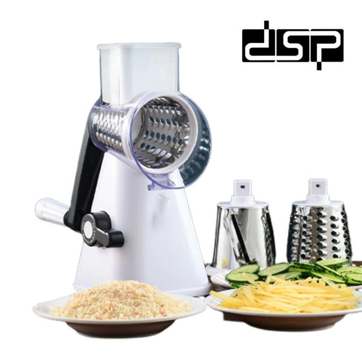 قطاعة الخضار اليدوية (برش /شرائح/طحن) DSP 3 in1 Manual Food Processor - Dupamine Store - 14.000