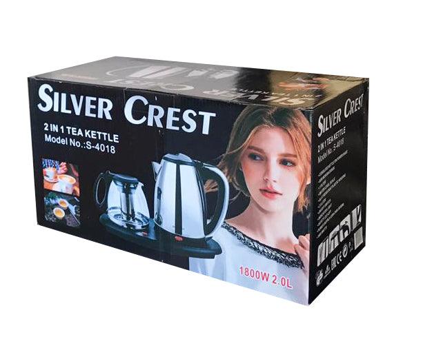 طقم شاي مع سخان silver crest - Dupamine Store - 18.000