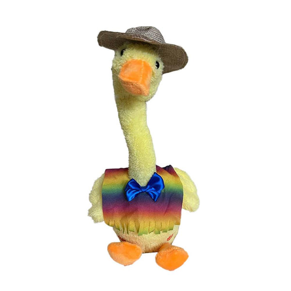 لعبة البطة الراقصة المتكلمة والمغنية Electric Talking ,Dancing And Singing Duck Toy - Dupamine Store - 12.000