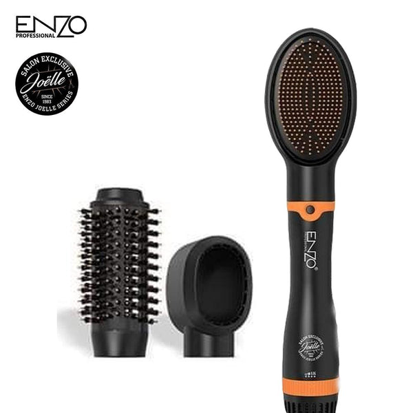 فرشاة شعر بثلاثة استعمالات مختلفة من اينزو ENZO EN-6201 DRY STYLE HOT AIR HAIR BRUSH - Dupamine Store - 38.000