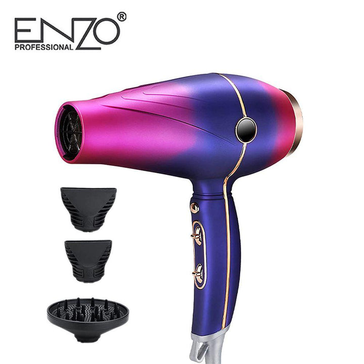 سشوار كهربائي للصالونات Enzo en:8001 Luxury salon hair dryer 4x faster smart motor - Dupamine Store - 26.000