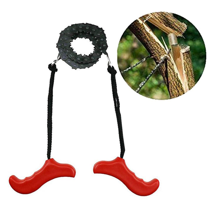 منشار يدوي بسلسلة لقص خشب الشجر Hand Chain Saw with Plastic Handles - Dupamine Store - 5.000