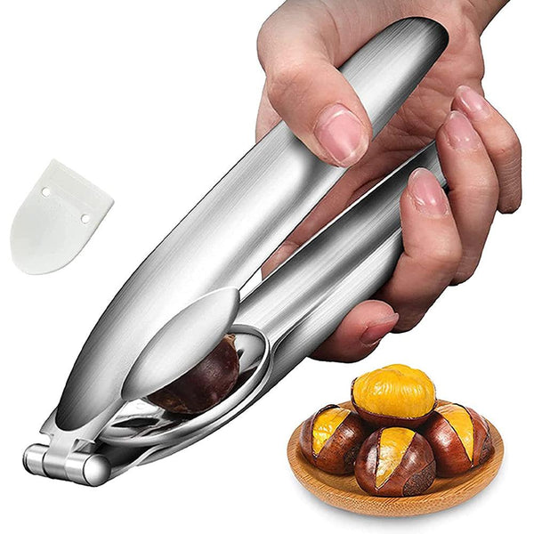 حزازة الكستناء ستانليس Handheld Stainless Steel Chestnut Peeler - Dupamine Store - 6.000