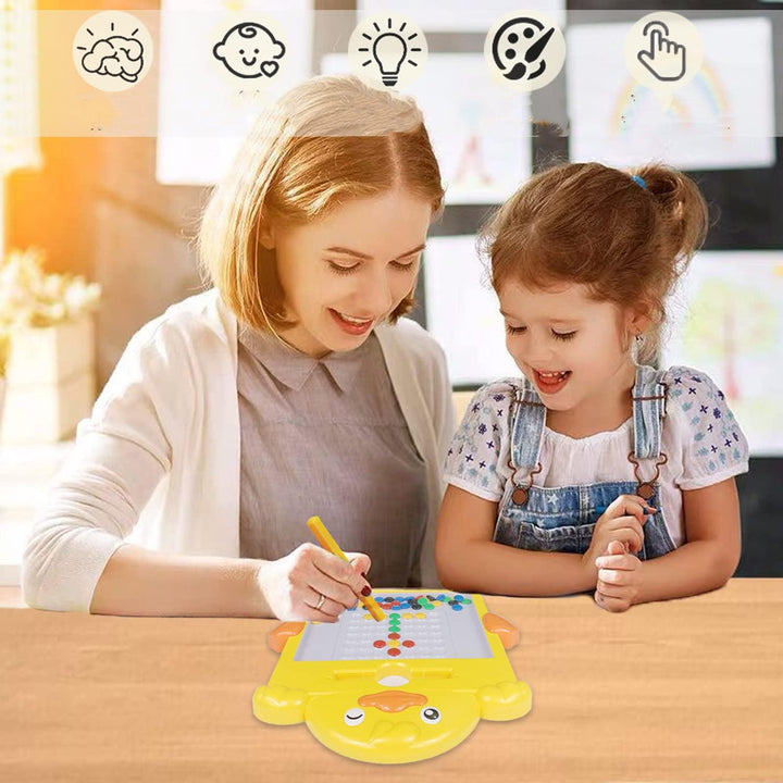 لوحة رسم مغناطيسية للأطفال الصغارHINSLEAMER Magnetic Drawing Board for Toddlers - Dupamine Store - 10.000