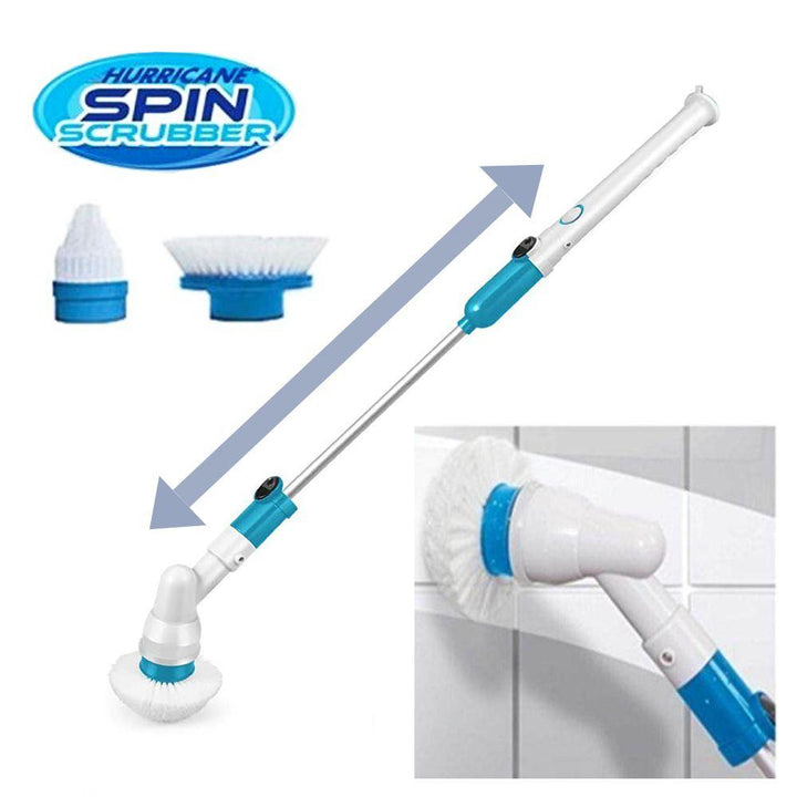 فرشاة تنظيف المنزل الدوارة تعمل بالشحن HURRICANE SPIN SCRUBBER - Dupamine Store - 22.000