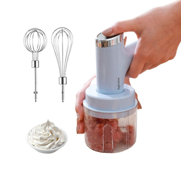 خفاقة و مفرمة على شكل فرد يعمل بالشحن Individual whisk and chopper powered by recharge - Dupamine Store - 4.000