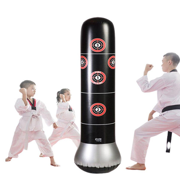 ستاند ملاكمة للكبار والصغار Inflatable Punching Bag PVC Boxing Adult Kids Tumbler - Dupamine Store - 15.000