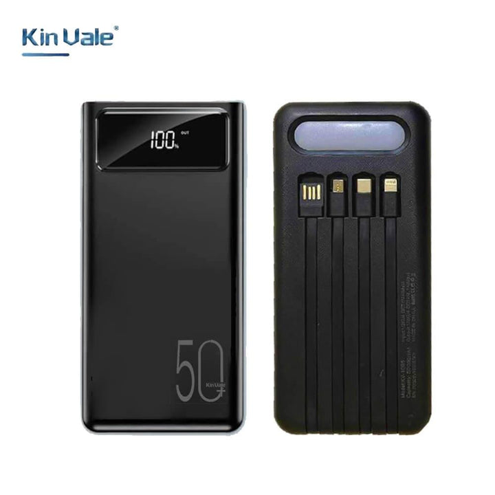 باور بانك متعدد الاستخدام Kin Uale Portable Mobile Battery Charger Power Bank 50000Mah - Dupamine Store - 32.000