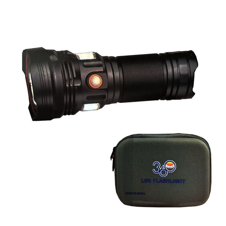 لوكس بعيـد المدى مع شنتة LED FLASHLIGHT C-480 2000Lumens - Dupamine Store - 37.000