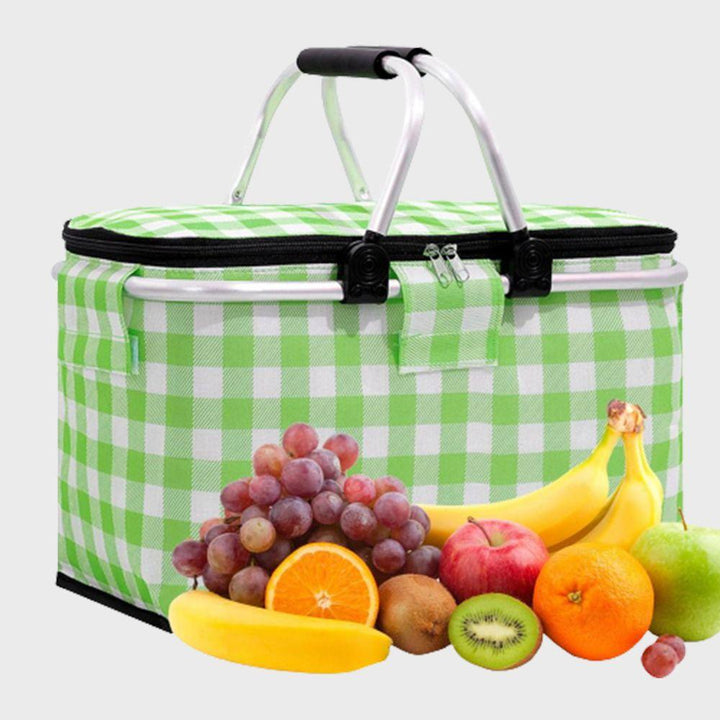 مفرش وسلة رحلات لحفظ الطعام والشراب Lunch Bag Double Handle Foldable For Picnic - Dupamine Store - 10.000