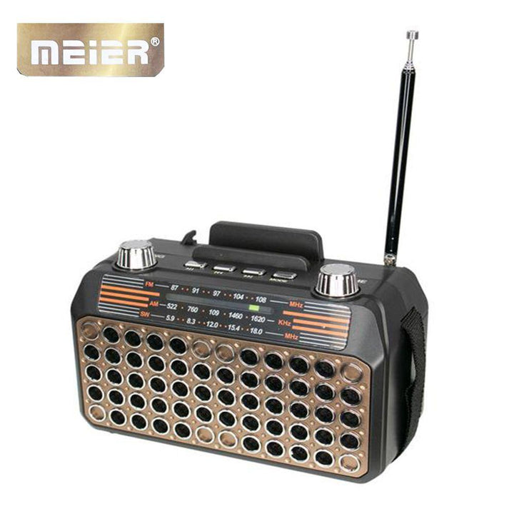 راديو كلاسيك لاسلكي بلوح طاقة شمسية وشحن Meier Wireless Audio data transfer m-53bt-s - Dupamine Store - 15.000