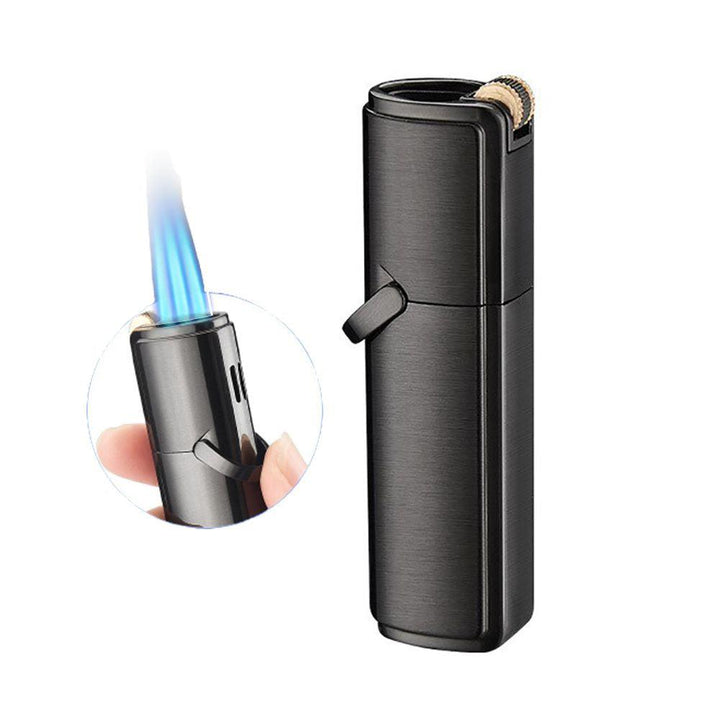 ولاعة غاز (قداحه) معدنية بثلاث شعلات Metal Gas Flint Lighter Three Burner - Dupamine Store - 12.000