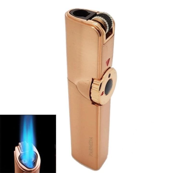 ولاعة غاز معدنية بثلاثة شعلات Metal gas lighter with three burners - Dupamine Store - 10.000