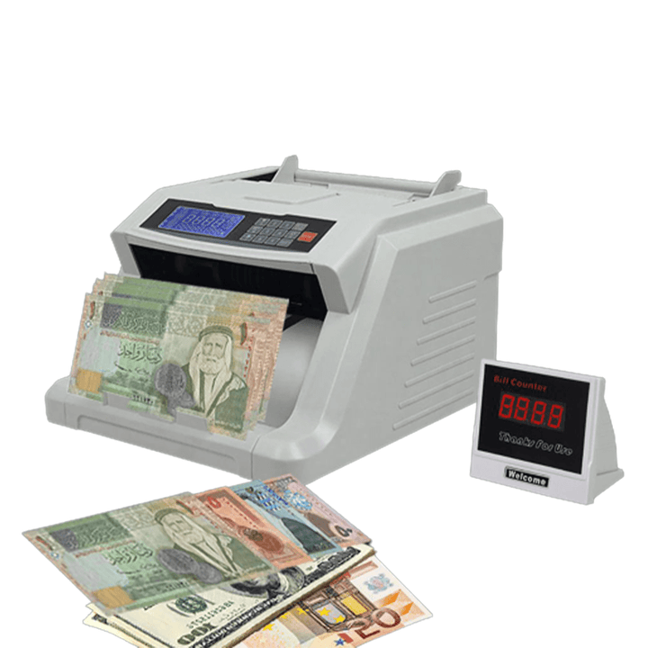 جهاز عد نقود وكاشف التزوير المطور MODEL 6600D BILL COUNTER HIGH QUALITY - Dupamine Store - 170.000