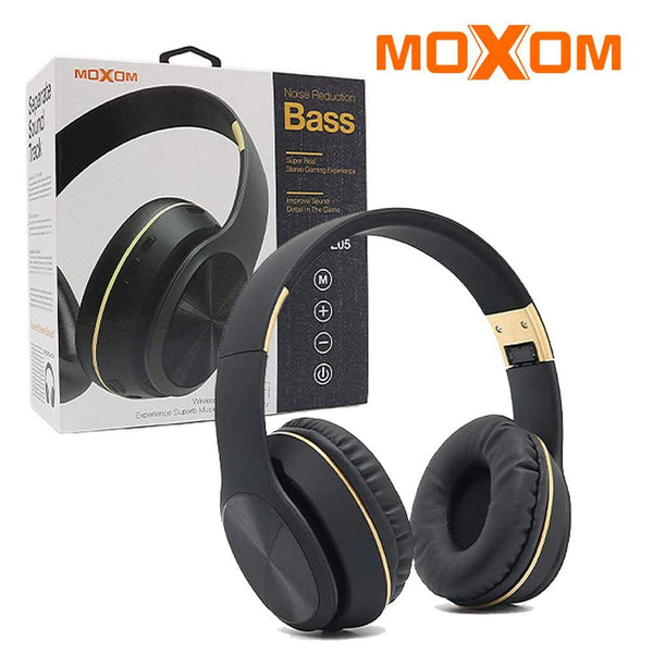 سمـاعات أذن بلوتوث لاسلكـية وسلكــية MOxOM Wireless and wired bluetooth headphones - Dupamine Store - 22.000